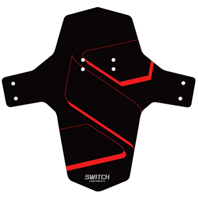 Parafango anteriore Switch MTB – Nero rosso