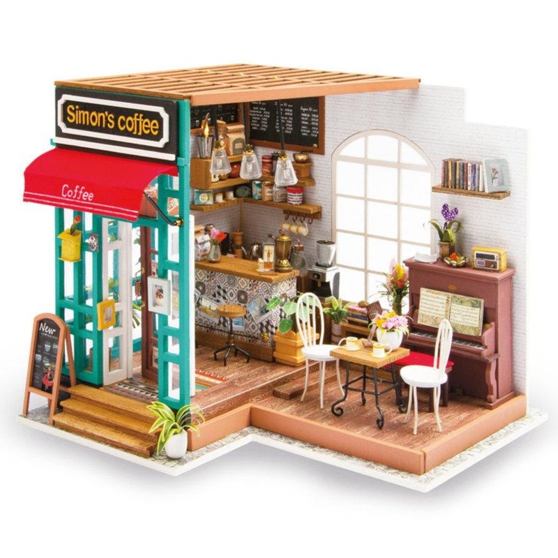 Rolife Simons Coffee DIY Miniature Dollhouse DG109 3D Puzzle