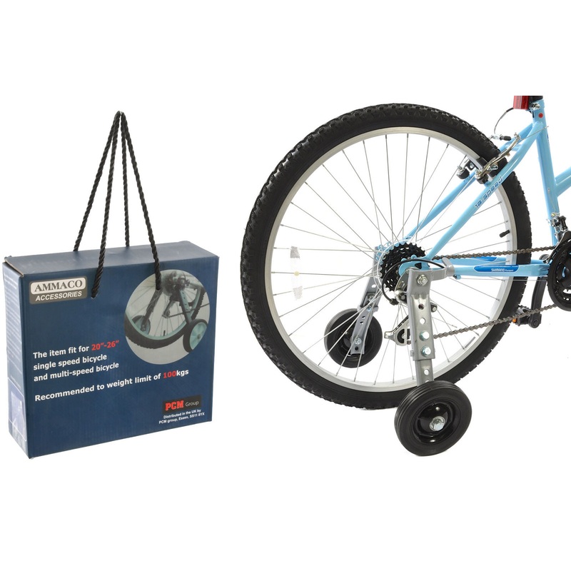 ADULT EDITION BIKE TRAINER STABILISER SET 20-26 WHEEL SIZE TRAINING WHEELS
