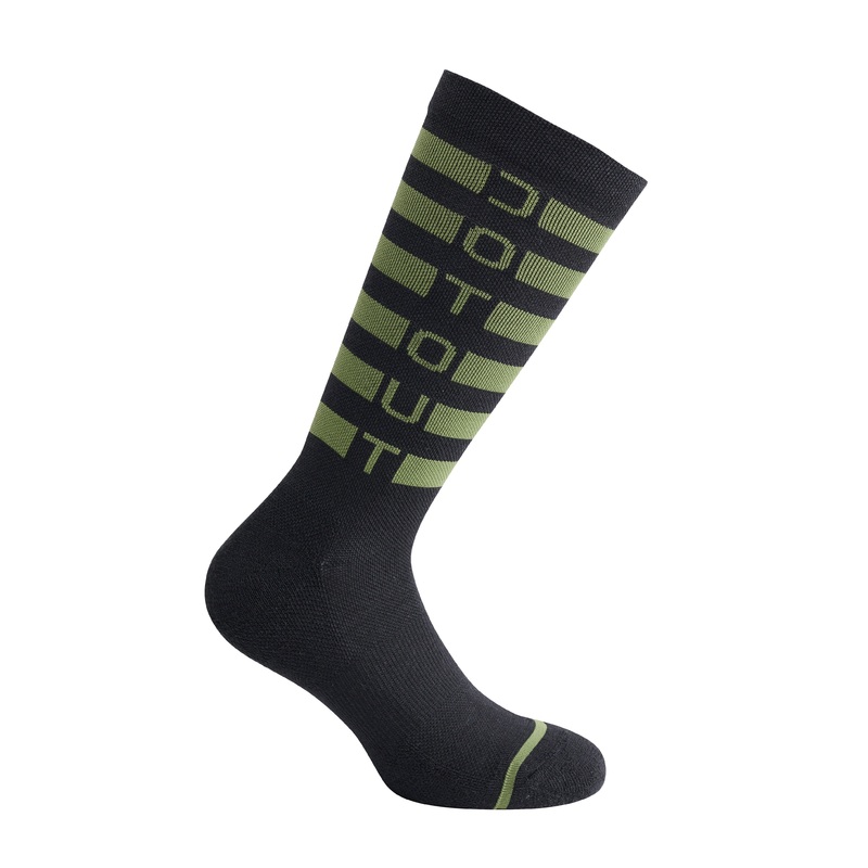 Calze Dotout Stripe – Nero verde