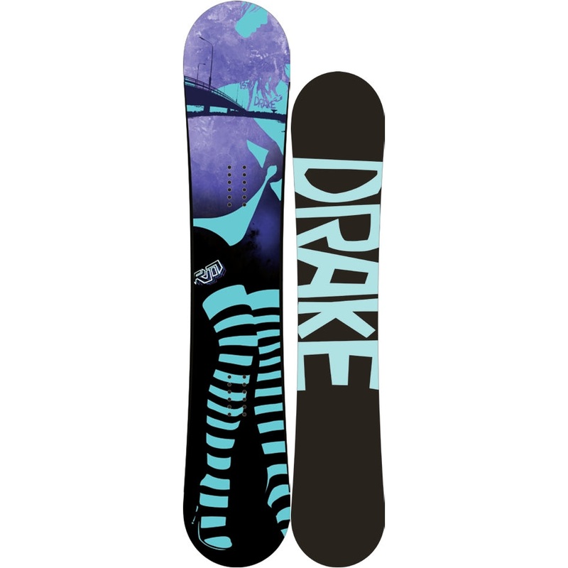 Drake Risto Mattila 2010- 2011 Snowboard Purple- Black Ex Display 155mm RRP: 369.99