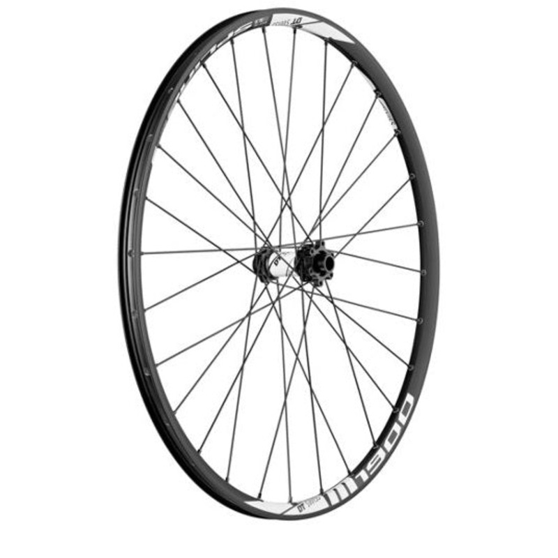 DT SwissM 1900 27.5 Front Wheel 15mm Axle- 28 Spoke with QR Spindle, Axle Conversion and Rim Tape