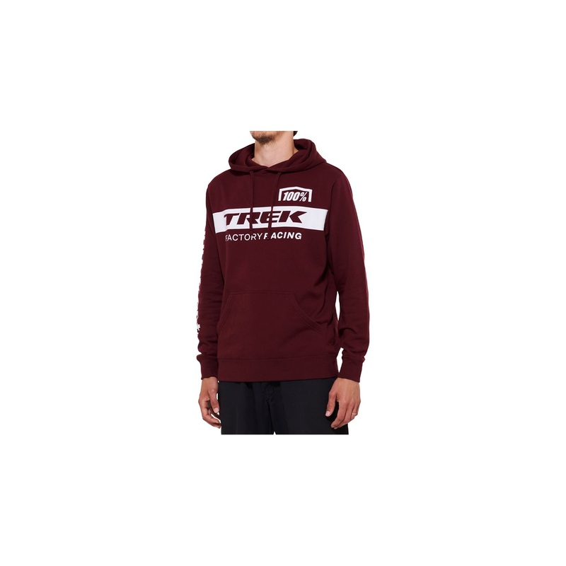 Shirt 100 TFR Hoodie Medium Dark Red