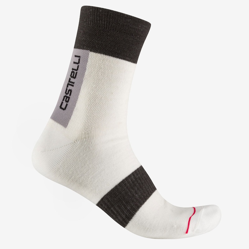 Calze donna Castelli Velocissima Thermal – Bianco
