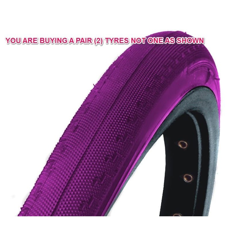 PAIR PURPLE 700x23c DSI TYRES RACING ROAD BIKE SPORTS RACER SEMI-SLICK SRI-89