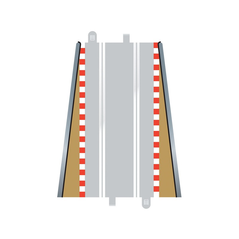 Scalextric C8233 Lead In/Lead Out Borders Pack of 2 Scalextric Track Accessory