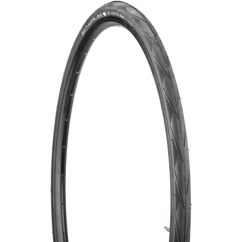 Schwalbe E-One Tire – 700 x 28 Clincher Folding BLK Evolution V-Guard Addix Race E50