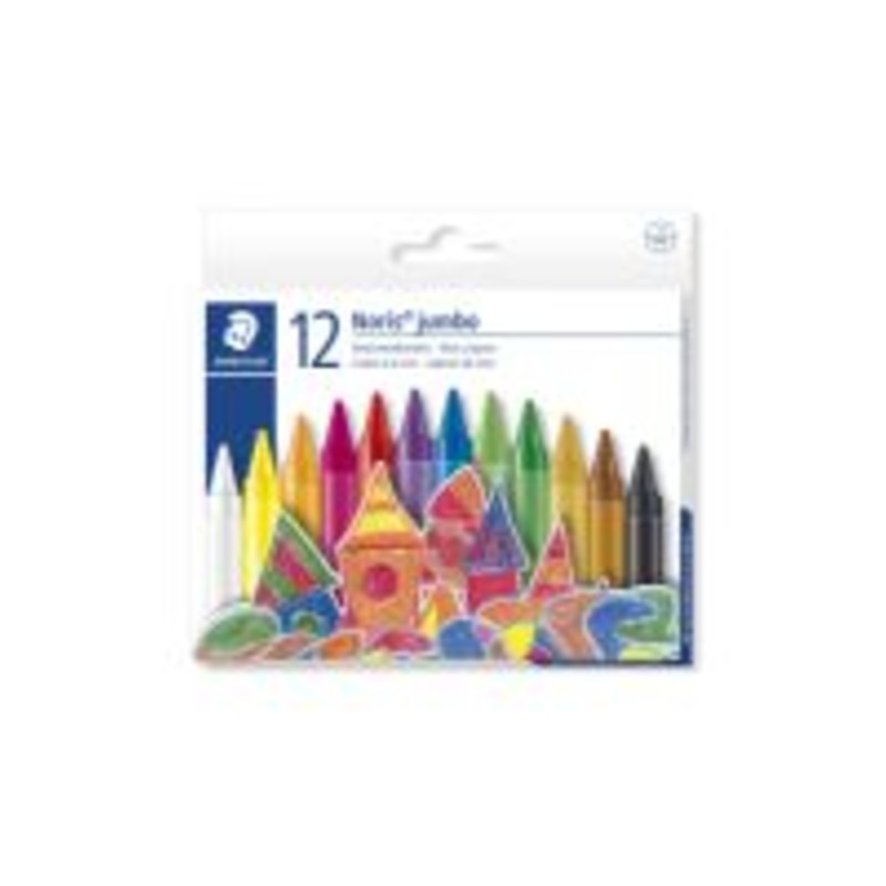 Staedtler Noris Jumbo 12 Pack Wax Crayons