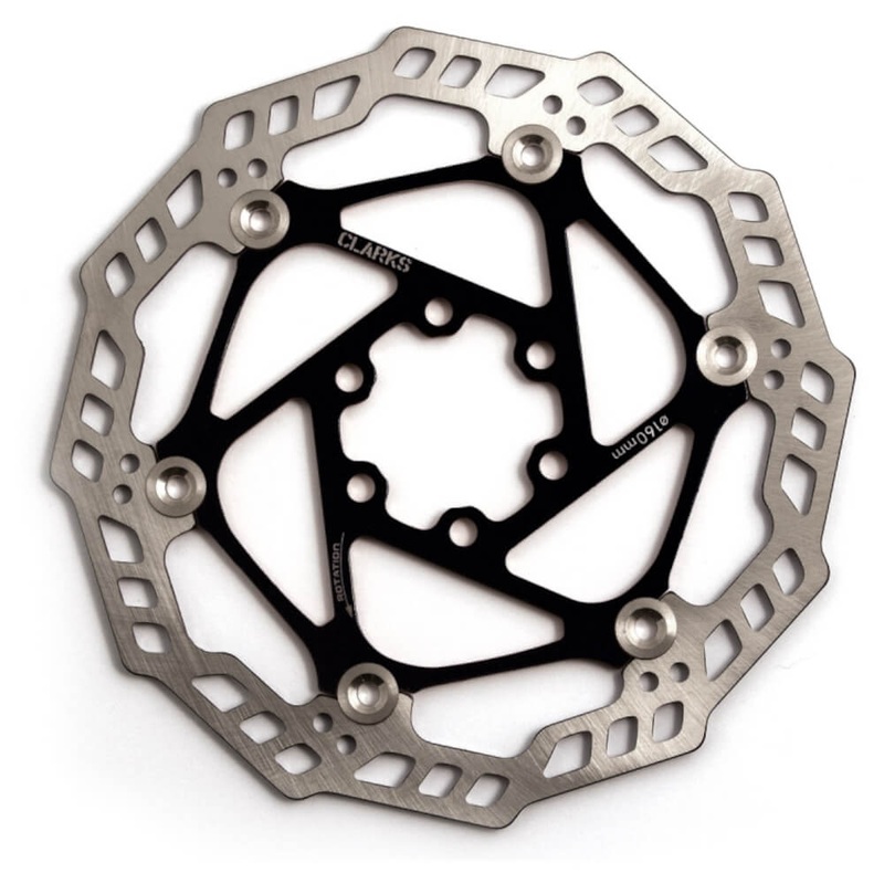 Clarks CFR-09FS 6 Bolt 420 Stainless Steel Floating Bike Disc Brake Rotor
