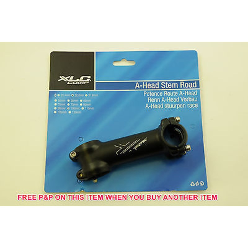 RALEIGH XLC ROAD 1.1-8 AHEAD HANDLEBAR BAR STEM 100mm x 26.mm STM070860Z 33% OFF