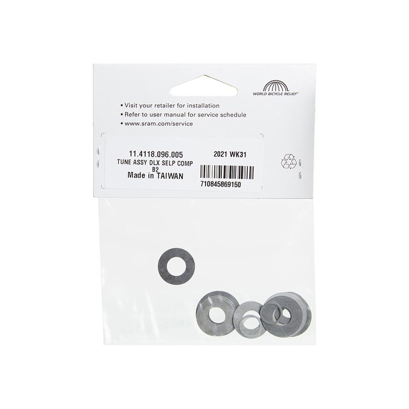 RockShox Rear Shock Tune Assembly – Compression Tune Configurations Deluxe Select Plus B2