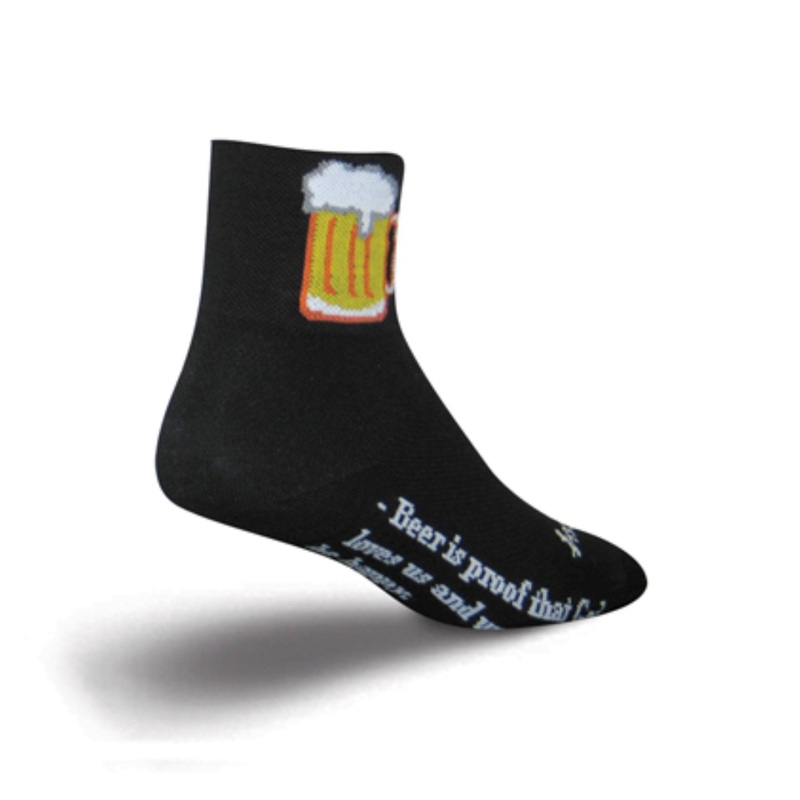 Sockguy Bevy Beer Small/Medium Men’s Cycling Socks