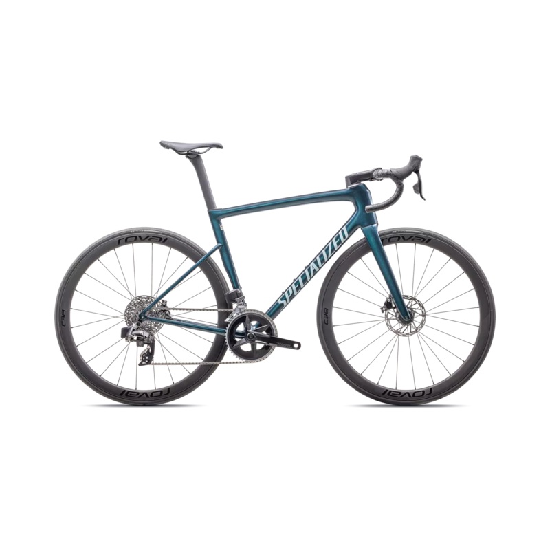 Tarmac SL8 Expert Rival AXS|Gloss Deep Lake Metallic / Green Pearl Over Seafoam|Satin Champagne / Black Pearl|44|49|52|54|56|58|61