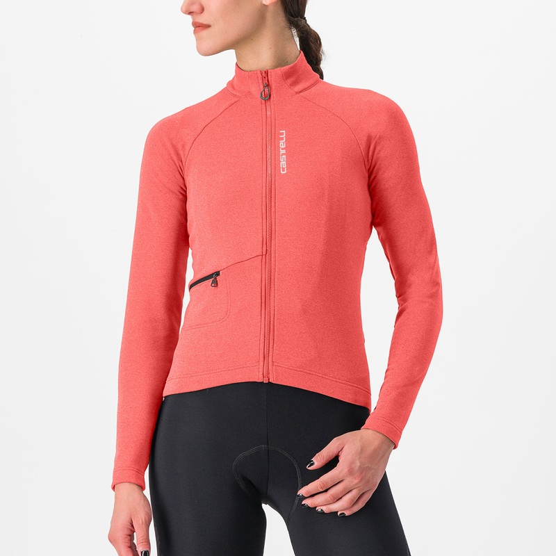 Maglia maniche lunghe donna Castelli Unlimited Trail – Rosa