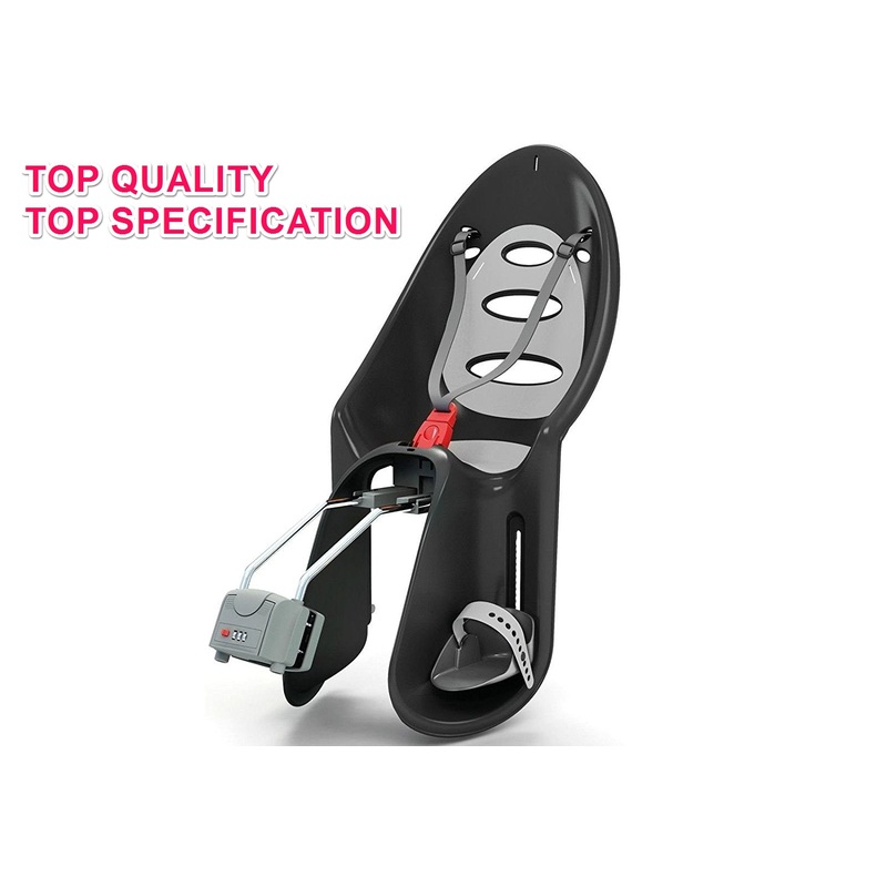 OK BABY EGGY RELAX RECLINING REAR MOUNTED BIKE CHILD BABY SEAT BLACK MAX 22klgs TOP QUALITY & SPEC