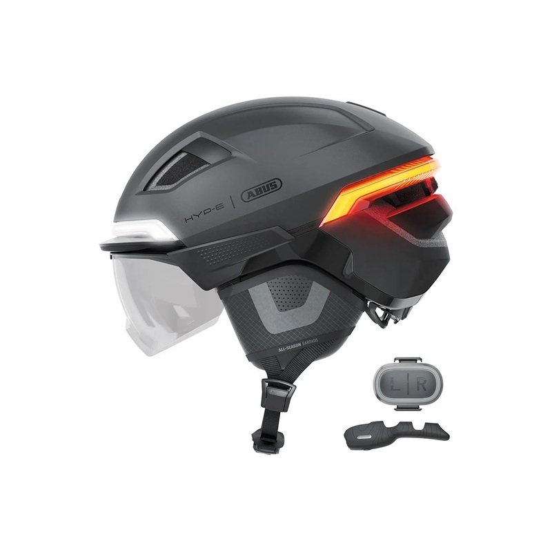 Abus Hyp-E BL.ACE Urban Cycle Helmet with Lights