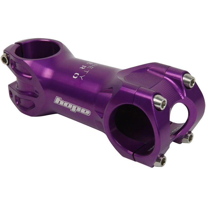 Hope XC Stem – 90mm 31.8 Clamp +/-0 1 1/8 Purple