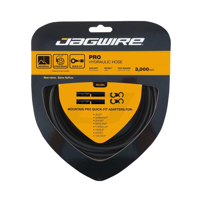 Jagwire Mountain Pro Hydraulic Disc Hose Kit (Stealth Black) (3000mm) (3000mm) (Requires Jagwire Mountain Pro Quick-Fit Kit)