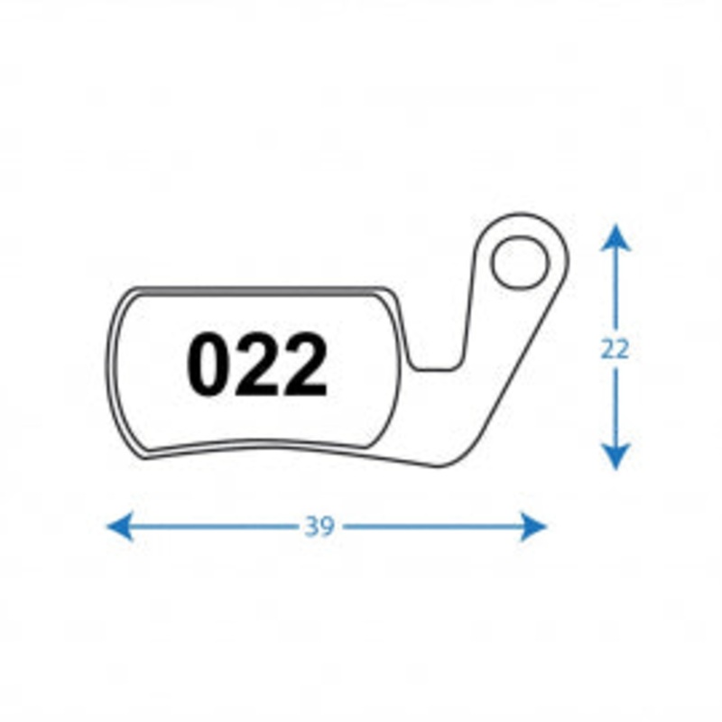 RWD R022 Magura Marta Organic Disc Bike Brake Pads