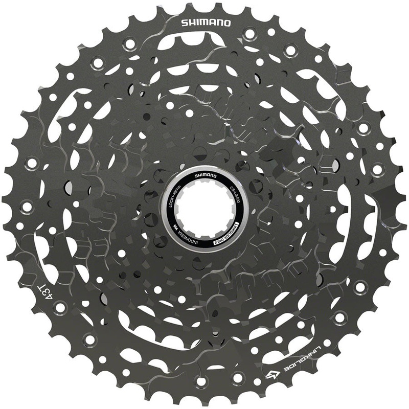 Shimano CUES  CS-LG400-10 Cassette – 10 Speed 11-43t LINKGLIDE Black