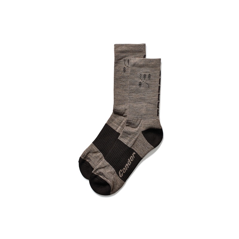 Condor Merino Gravel Socks|SMALL/MEDIUM (EU 37-42)|LARGE/X-LARGE (EU 43-47)|CHARCOAL|SAGE/OLIVE|SAND/OLIVE|OLIVE/CORAL