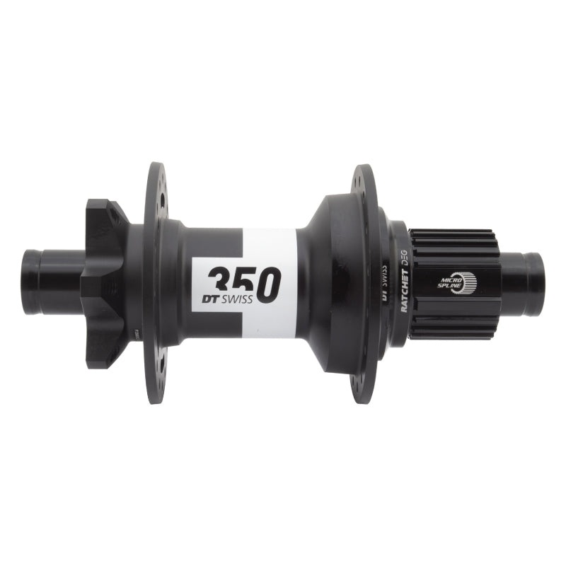 DT Swiss 350 DEG Rear Hub – 12 x 148mm 6-Bolt Micro Spline Black 32H 72pt