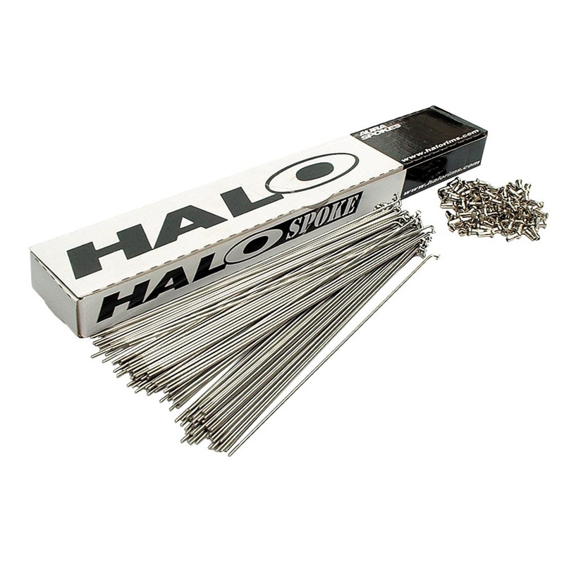 Halo Plain Gauge Stainless Steel 14g 266mm Bike Spokes