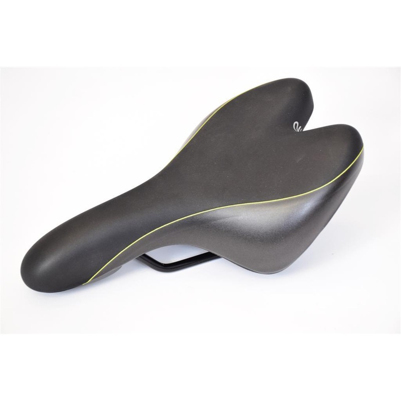 SELLE ROYAL BIKE SEAT-SADDLE FRECCIA BLACK & GREEN MAGNESE LIGHTWEIGHT COMFORT S