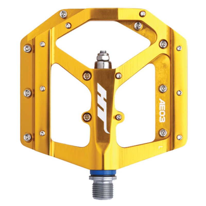 HT Pedals AE03 Evo+ Platform Pedals CrMo – Gold