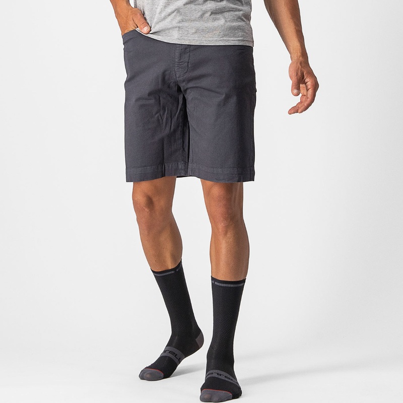 Pantaloncini Castelli VG 5 Pocket – Grigio
