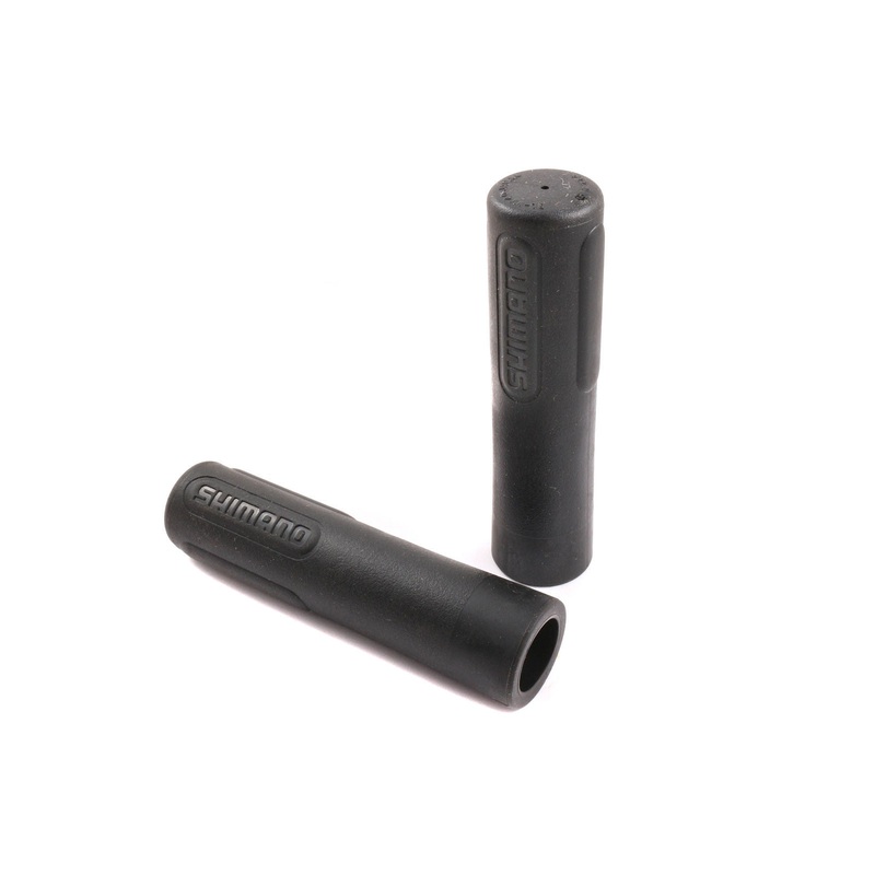 SHIMANO BIKE RUBBER HANDLEBAR GRIPS 120mm BLACK SUIT MTB HYBRID ETC BL-IM40