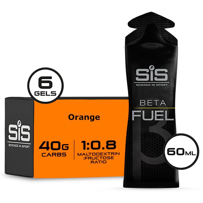 SIS BETA Fuel Gel 6 Pack 60ml Sports Energy Gel Box of 6