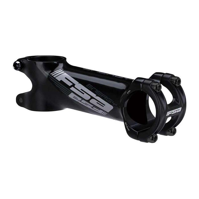 FSA Energy Stem Diameter: 31.8mm Length: 110mm Steerer: 1-1/8” 6 Black