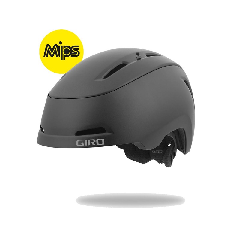 GIRO Camden MIPS Helmet – Matt Black Small Youth/Adult 51cm – 55cm Integrated rear Light