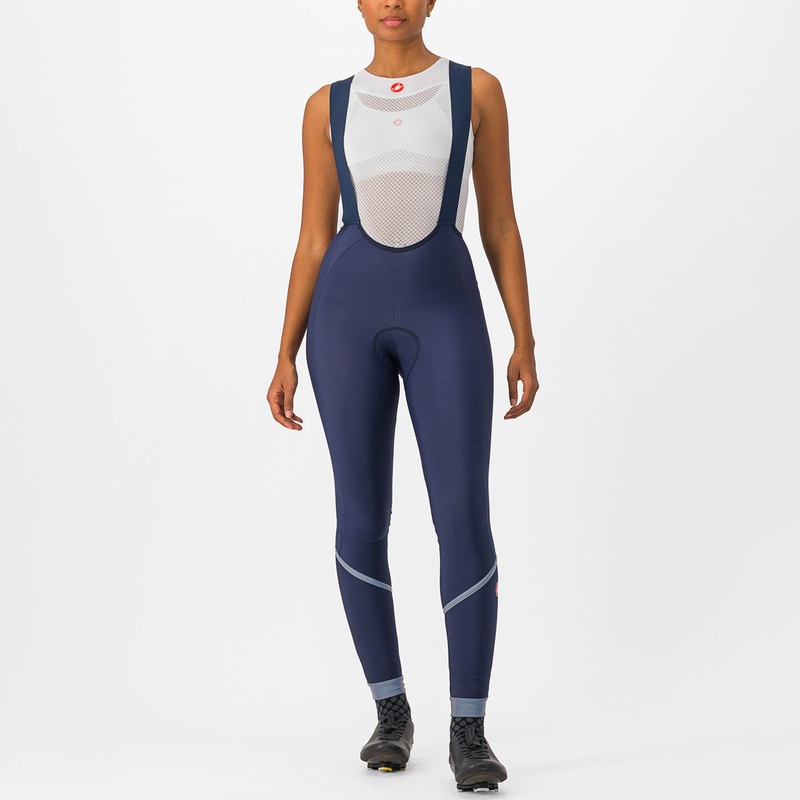 Calzamaglia donna Castelli Velocissima DT – Blu scuro