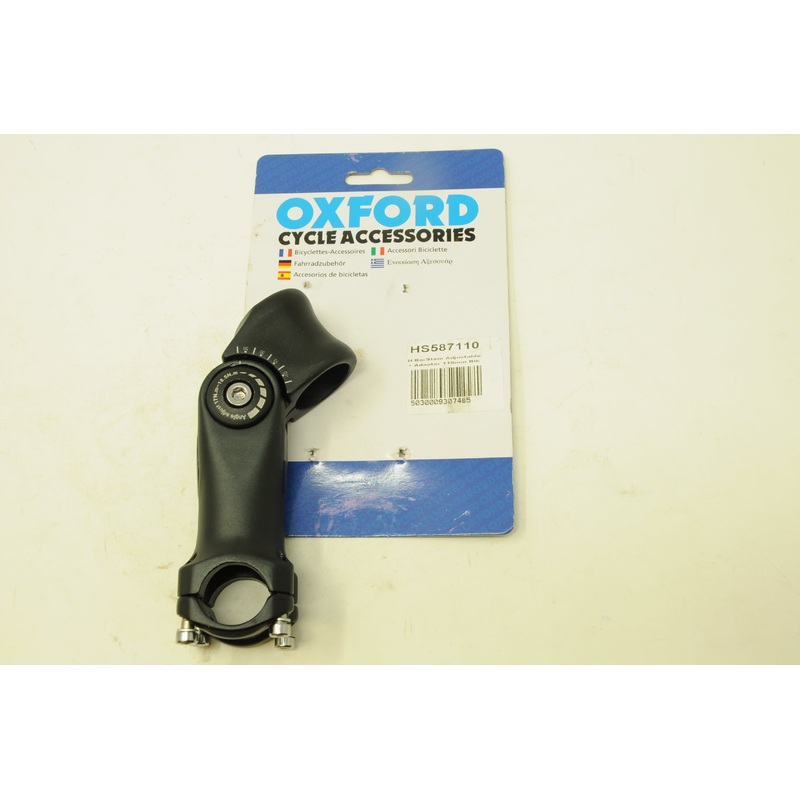 Alloy Adjustable Raise Or Lower A-Head Handlebar Extender Stem 110mm Black