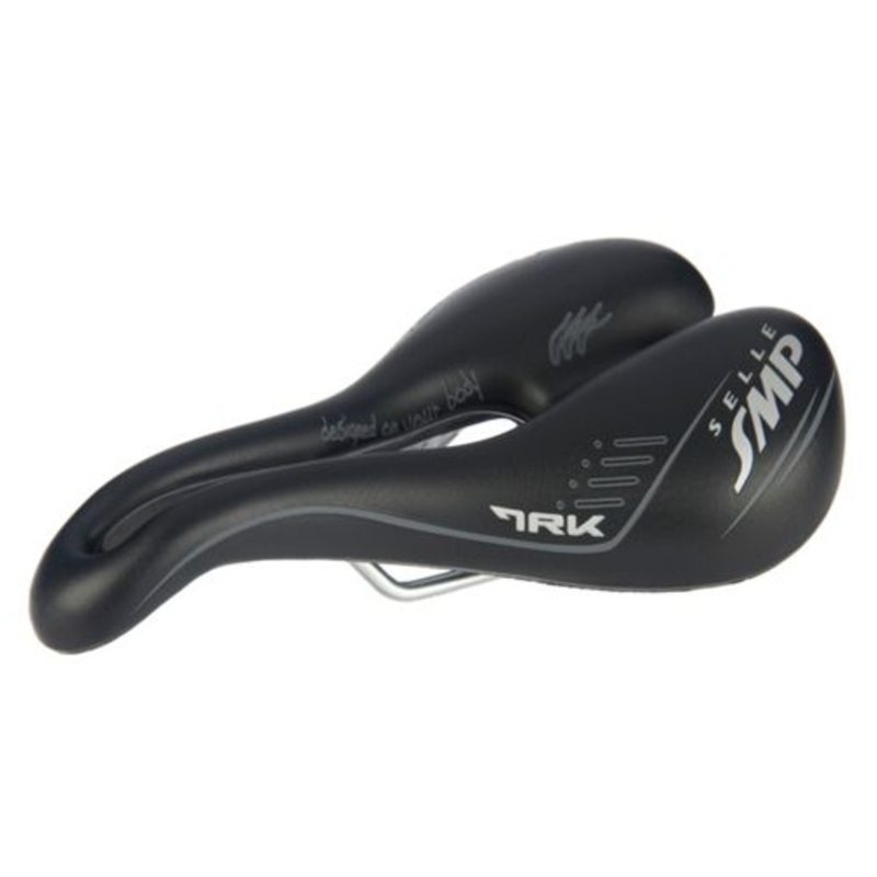 SELLE SMP TRK Ladies Trekking Saddle Black Steel Rails