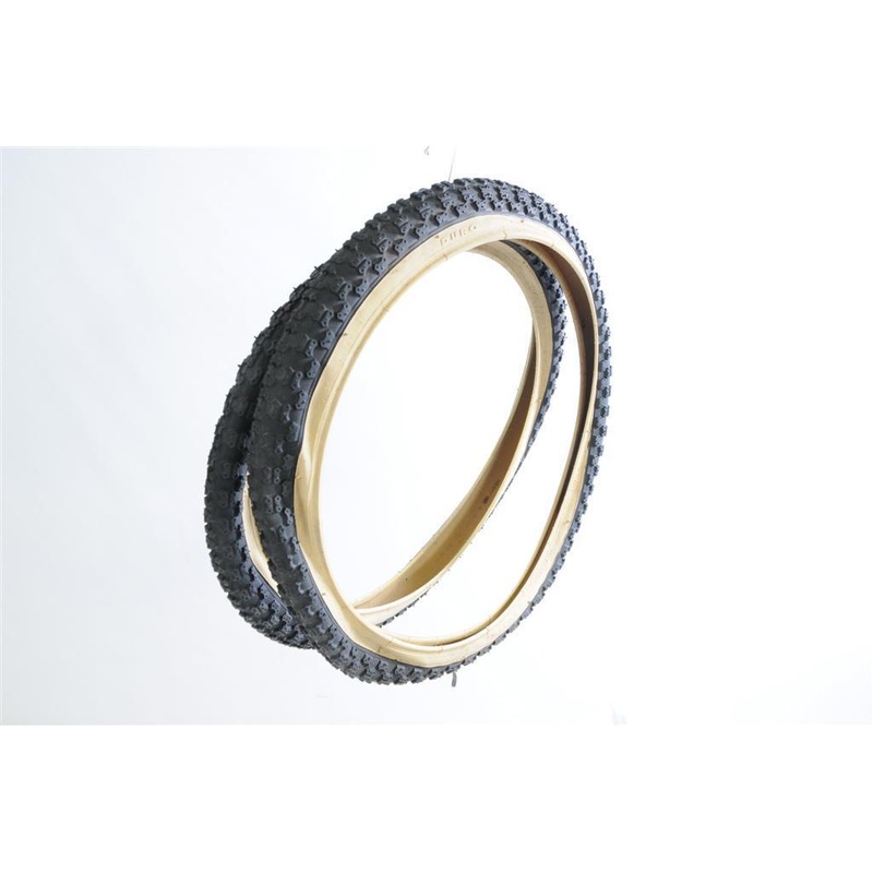 PAIR DURO OLD SCHOOL BMX 20×2.125 BLACK SKINWALL COMP III TYPE LIGHTWEIGHT TYRE