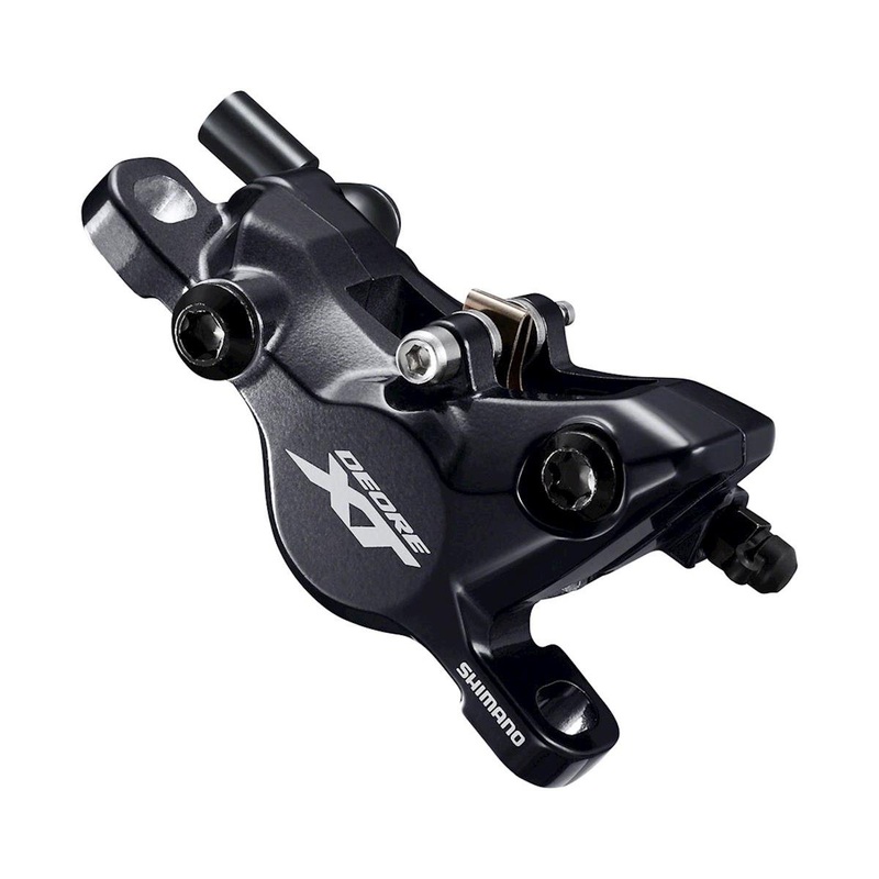 Shimano Deore XT BR-M8100 Disc Brake Caliper (Grey) (2-Piston) (Hydraulic) (Front or Rear) (Post Mount)