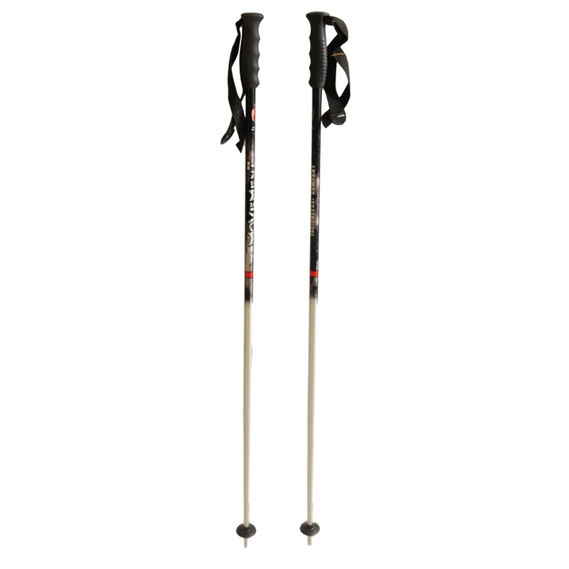 Movement Steel & Black Branded Ski Poles 120cm