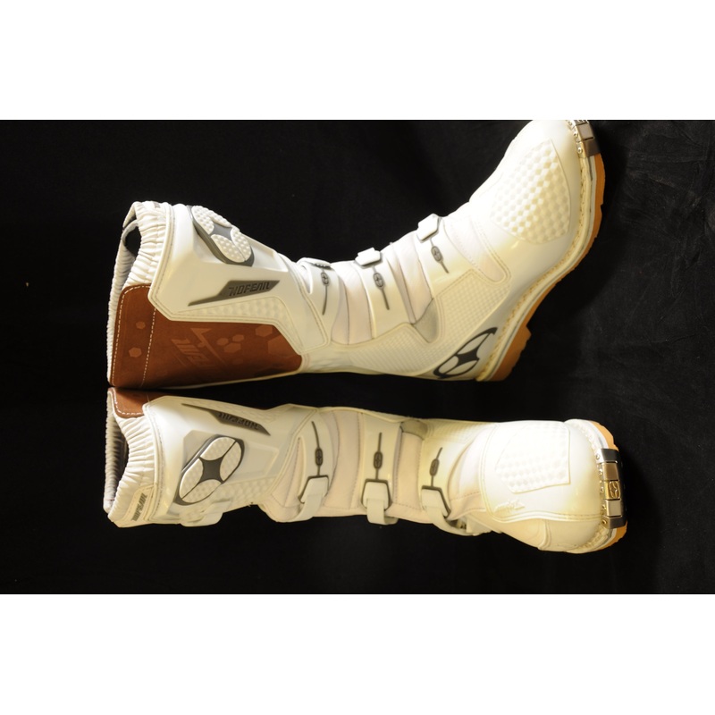 No Fear Trophee MX Boots UK 13 Off White (RRP: 169.99)