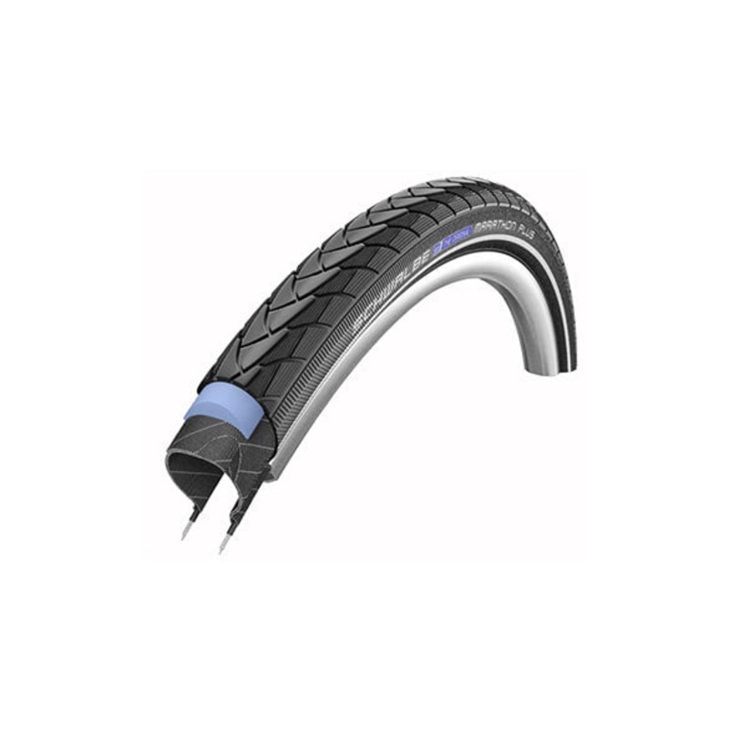 Schwalbe Marathon Plus Tyre|26X1.75|700X25C|700X28C|700X32C|700X35C|BLACK/REFLECTIVE
