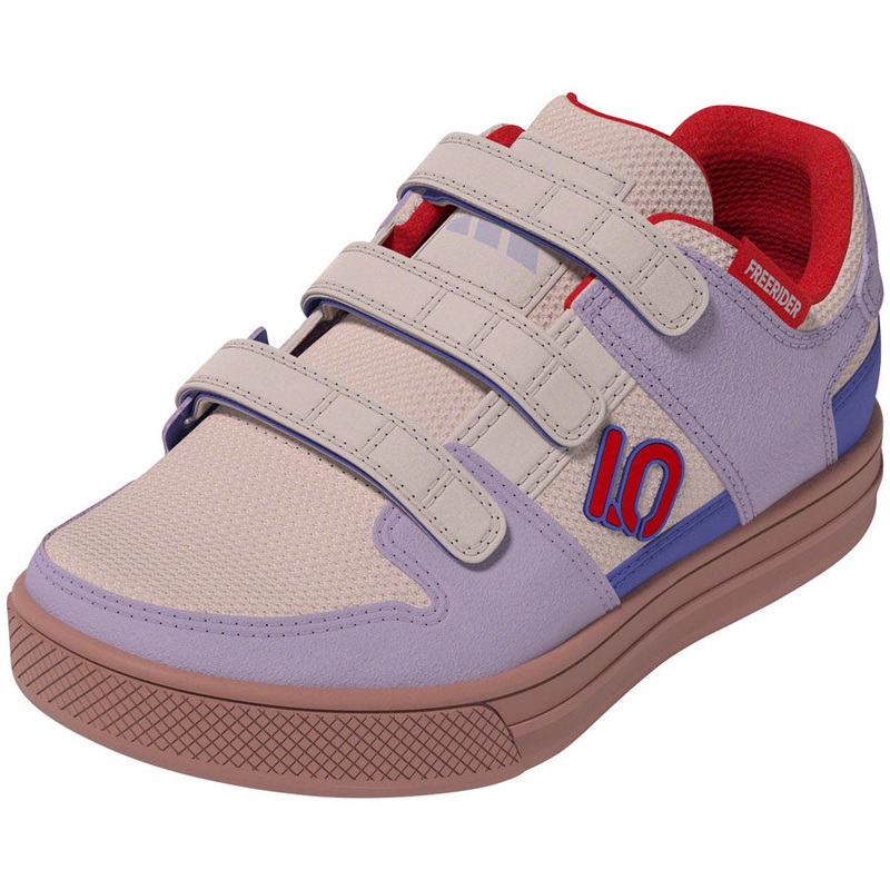 Five Ten Freerider Kid’s VCS Flat Shoes – Putty Mauve/Pure Ruby/Semi Cobalt Blue 13K