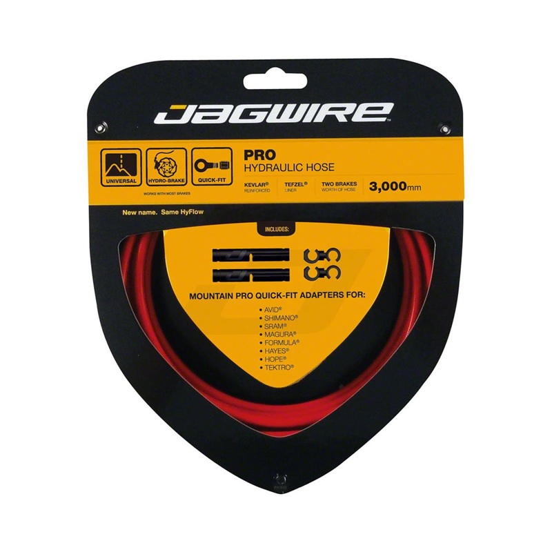 Jagwire Mountain Pro Hydraulic Disc Hose Kit (Red) (3000mm) (Requires Jagwire Mountain Pro Quick-Fit Kit)