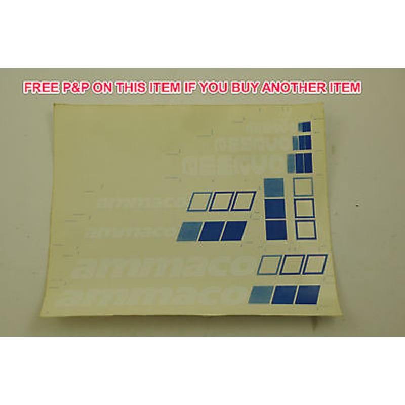 AMMACO OLD SCHOOL BMX – RACING BIKE 80s MADE,SET OF 80s DECAL,STICKER TRANSFER