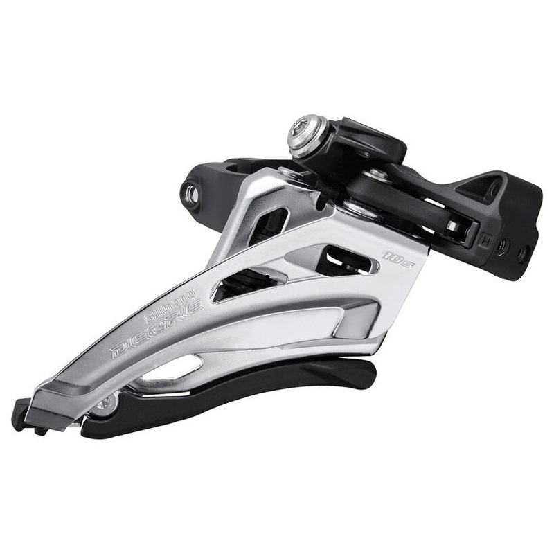 Front Derailleur, FD-M4100-M, Deore, for 2×10, Side-Swing, Front-Pull. Band-Type 34.9 mm