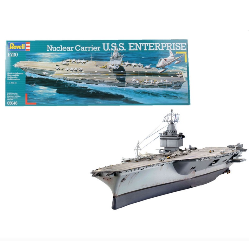 Revell U.S.S. Enterprise US Nuclear Aircraft Carrier Warship Model Kit