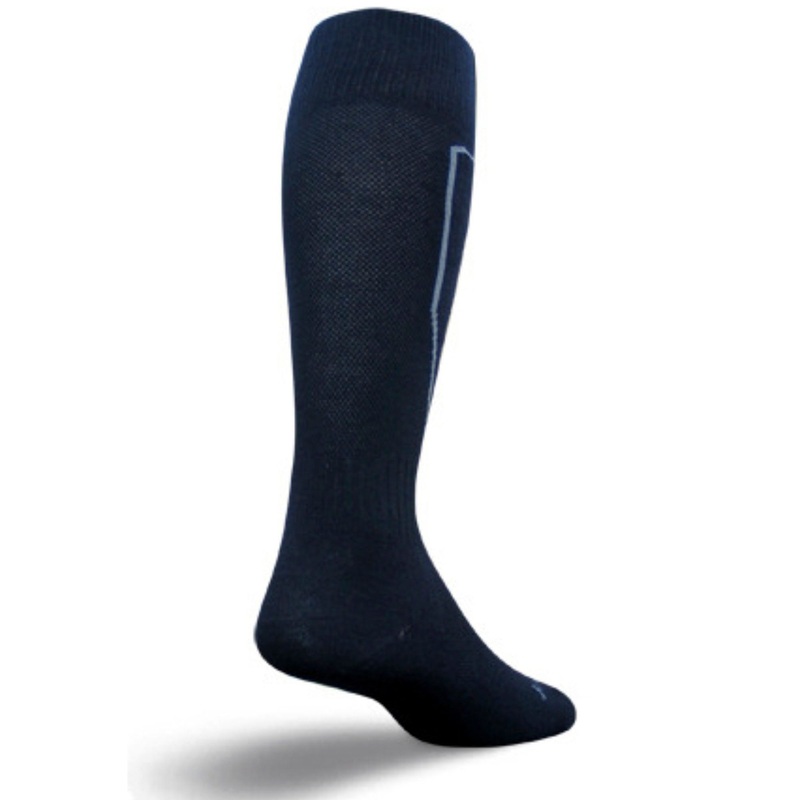 SockGuy Elite Tech Ski Flyweight Black Men’s Cycling Socks
