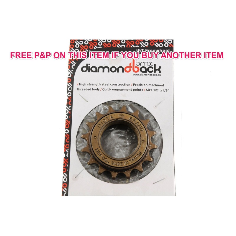 DIAMOND BACK 16T TEETH 1-8FREEWHEEL SPROCKET COG BMX,ADULT,JUNIOR BIKE
