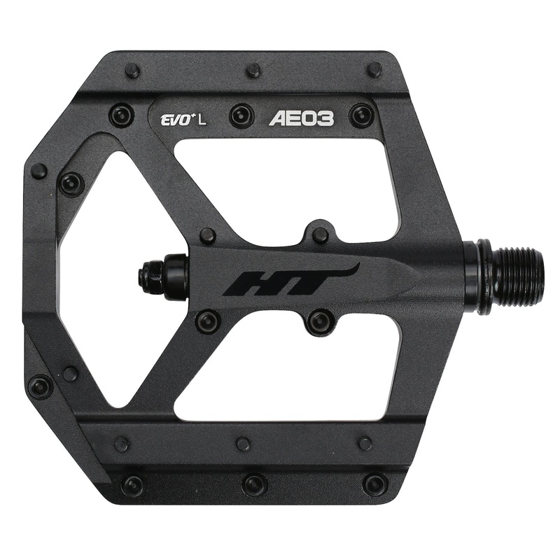 HT Components AE03(EVO+) Pedals – Platform Aluminum 9/16 Stealth Black